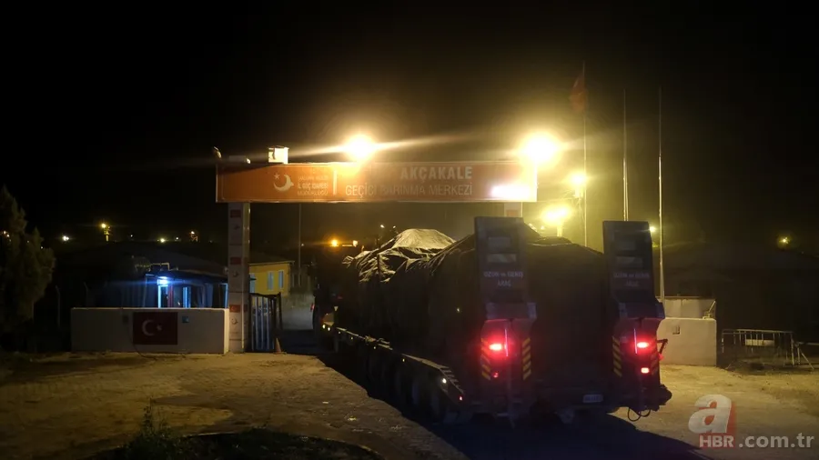 Şanlıurfa'da Suriye sınırına askeri sevkiyat 3