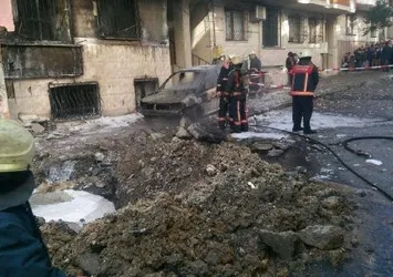 Sefaköy'de doğalgaz patlaması