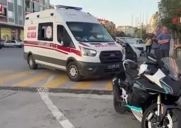 Otomobil ile motosiklet çarpıştı: 1 yaralı