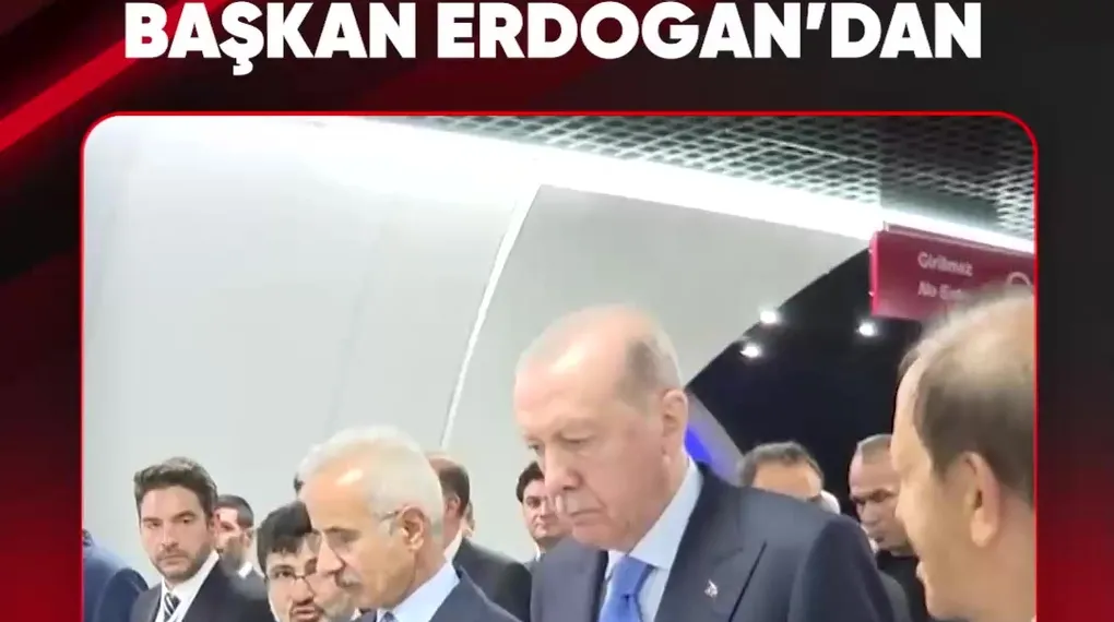 İLK SÜRÜŞ BAŞKAN ERDOĞAN'DAN