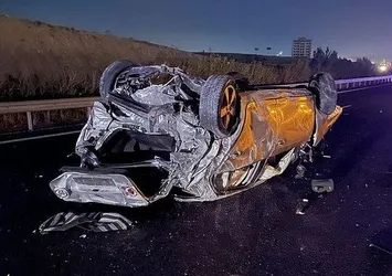 Gaziantep’te feci kaza: 1 kişi yanarak can verdi 9 kişi yaralı