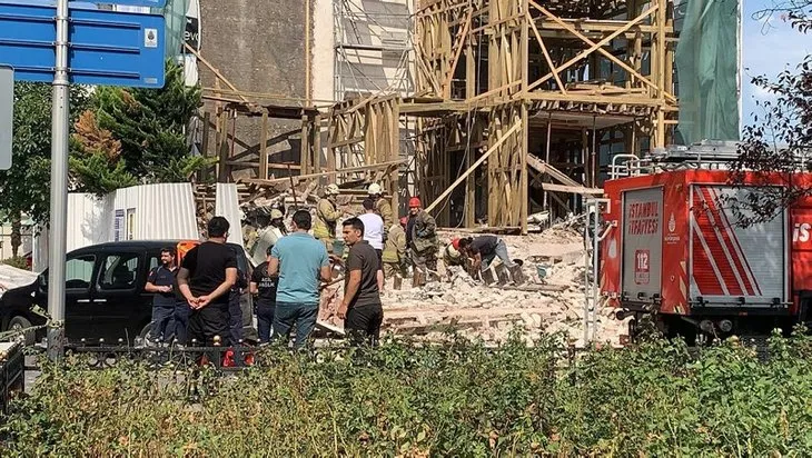 Son dakika | Beşiktaş’ta korkunç olay! Tadilat yapılan binada çökme meydana geldi!