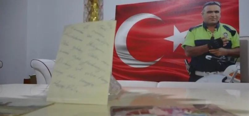 Şehit Fethi Sekin'in 27 yıl önce yazdığı not ortaya çıktı!