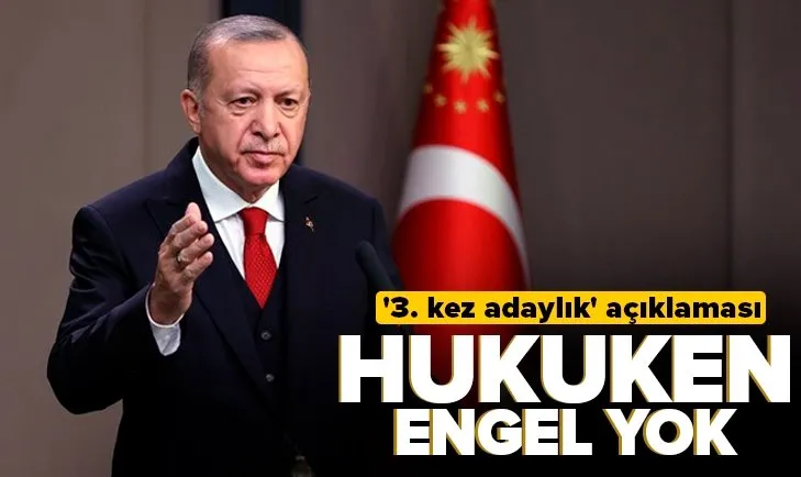Son dakika: TBMM Başkanı Mustafa Şentop: Cumhurbaşkanı’nın 3.kez adaylıkla ilgili sorunu yok