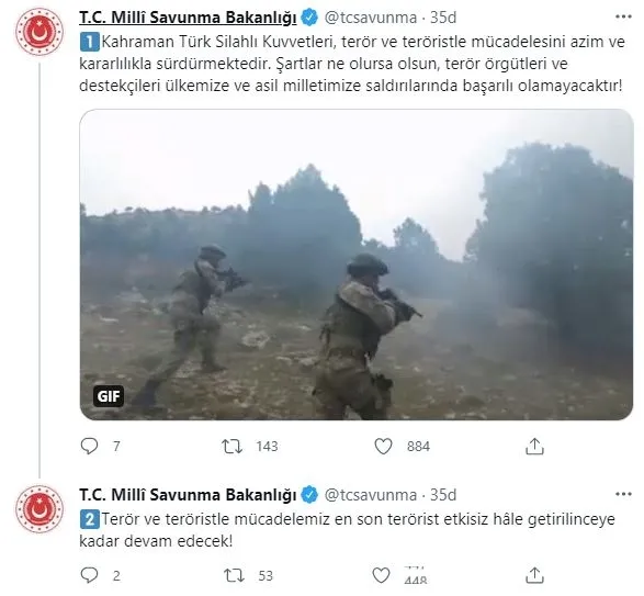 son-dakika-msbden-terorle-mucadelede-kararlilik-mesaji-1627057556767.jpg Son dakika: MSB'den terörle mücadelede "kararlılık" mesajı - 1