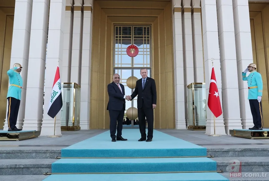 Başkan Erdoğan, Irak Başbakanı Abdulmehdi'yi resmi törenle karşıladı 18