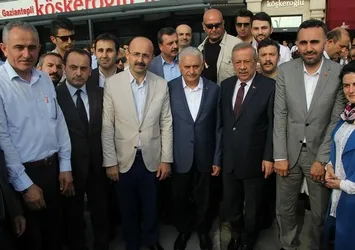 Başbakan Yıldırım'dan Bahçelievler'e ziyaret