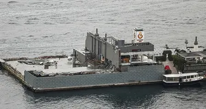 Galatasaray Adası’nda ikinci yıkım başladı