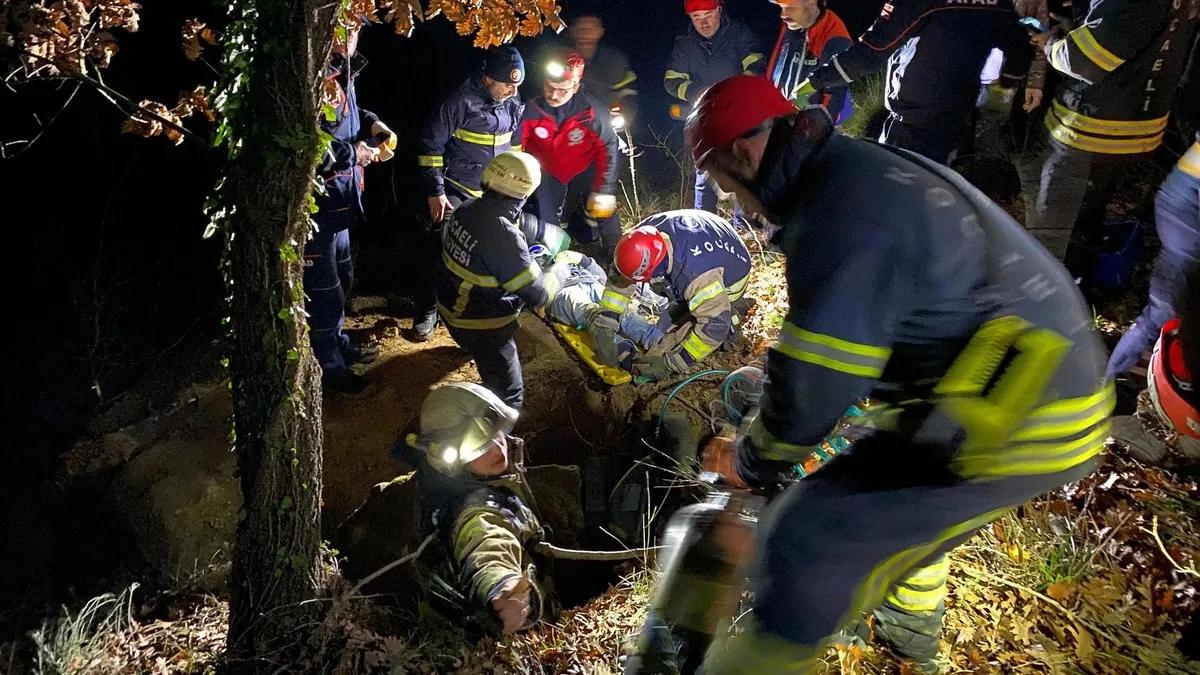 Define ararken canından oluyordu! Oyduğu kayanın altında kaldı