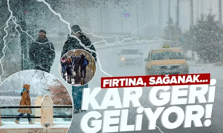 SON DAKİKA! Meteoroloji uyardı: Kar, yağmur ve fırtına geliyor! Bu gece etkisi altına alacak | 9 Ocak İstanbul, Ankara ve İzmir hava durumu