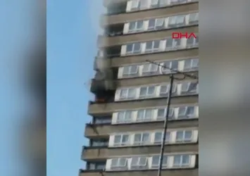 Son dakika: Londra'da korkutan yangın