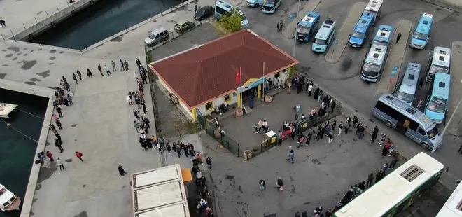 Ellerinde bavulla sıraya girdiler! İstanbul’a gelen öğrencilerin İETT kart çilesi