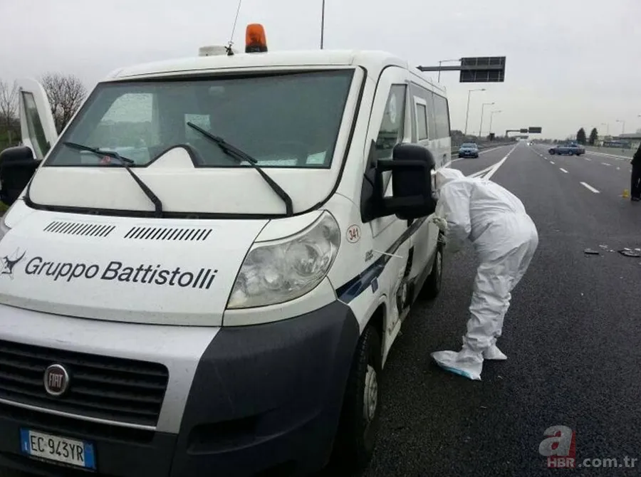 İtalya'da film gibi soygun! Silahlı hırsızlar zırhlı para nakil aracını böyle soydu 6