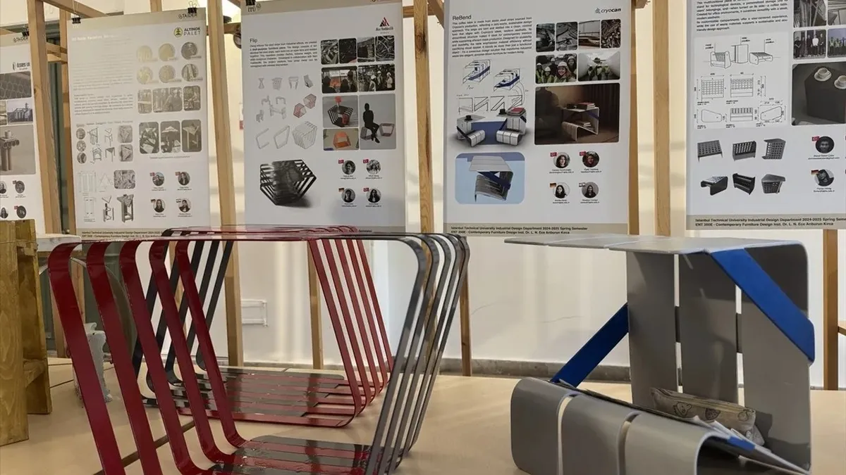 "Sanayiden Sanata" projesinin sergisi İTÜ'de açıldı