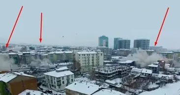 Drone kamerası havadayken ikinci deprem Malatya’yı yıktı! İşte 7,6 büyüklüğündeki afetin dehşete düşüren anları