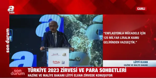 Son dakika: Hazine ve Maliye Bakanı Elvan’dan Türkiye 2023 Zirvesi’nde flaş açıklamalar | Asgari ücretle ilgili çarpıcı ifadeler