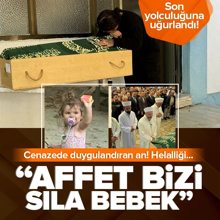 Sıla bebek toprağa verildi! Cenazede dikkat çeken an