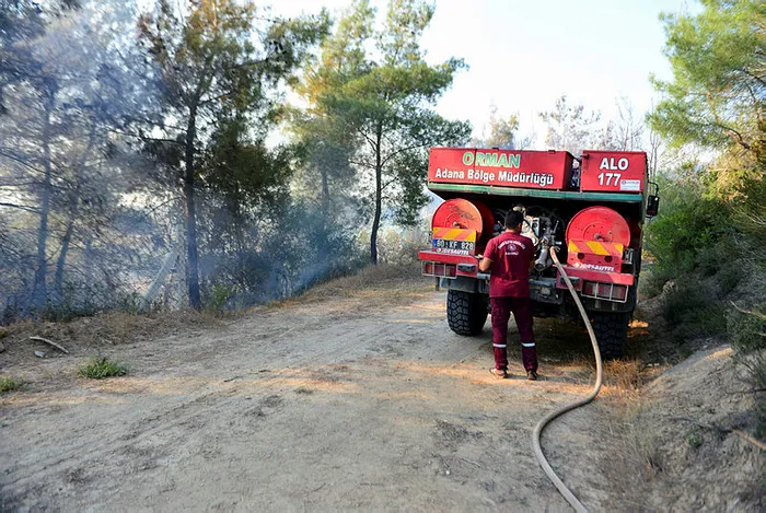 Son dakika: Adana'da orman yangını! 10 dönümlük alan zarar gördü - 3