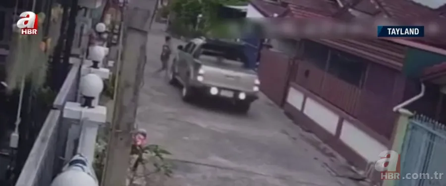 Mucize kurtuluş! Çocuğu göremeyince aracıyla üstünden geçti 5