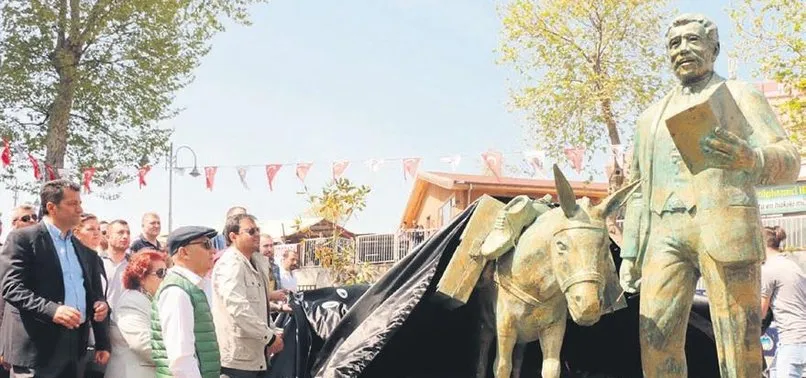 CHP'li Altınok Öz, belediyenin paralarını heykele yatırdı