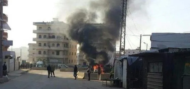Afrin’de patlama! İşte ilk görüntüler