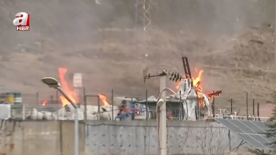 Kırıkkale’de fabrika yangını