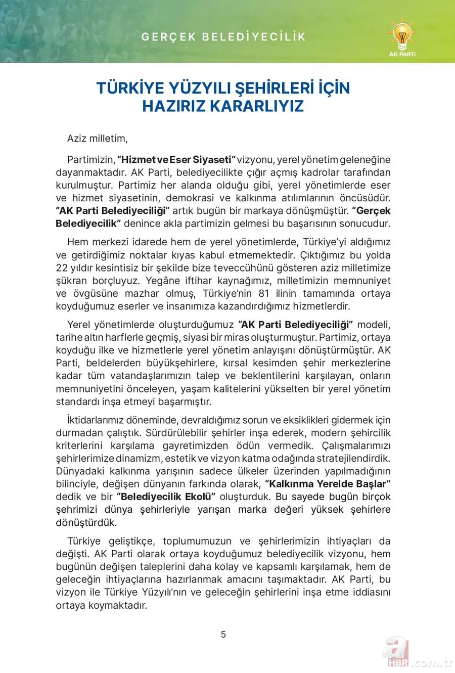 İşte AK Parti'nin yerel seçim beyannamesi! 85 milyonu ilgilendiriyor: Gençlerden yaşlılara, aileden engelliye... 3