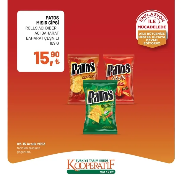 Tarım Kredi Market 11 Aralık indirim kataloğu çıktı! Dev rulo havlu, yumuşatıcı, çay, bütün piliç, tereyağı, tost peyniri, süt, beyaz peynir, pirinç ucuza satışta…