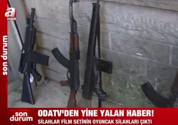 Son dakika: A Haber Oda TV'nin yalanını çökertti! İşte gerçek olduğu iddia edilen oyuncak silahlar