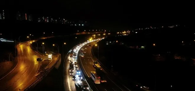 TEM'de zincirleme kaza!