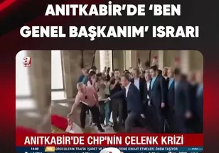 🔴 ANITKABİR’DE ‘BEN GENEL BAŞKANIM’ ISRARI