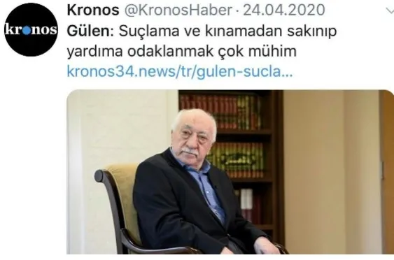 İYİ Parti Genel Başkan Yardımcısı Durmuş Yılmaz FETÖ’nün sitesine konuştu