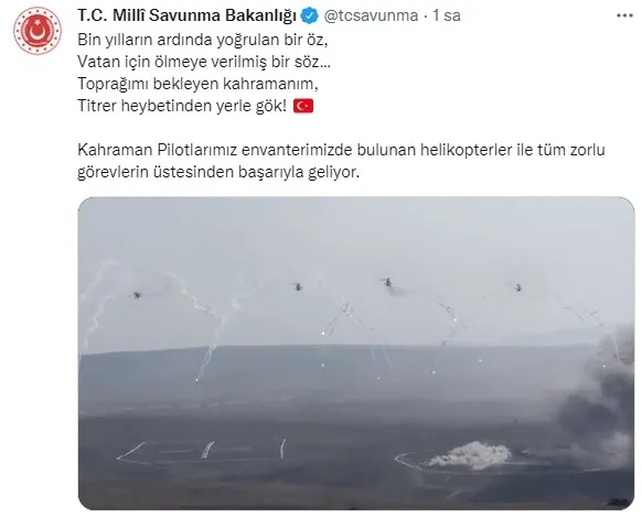 MSB paylaştı! Türk pilotlardan göğüs kabartan görüntüler - 1