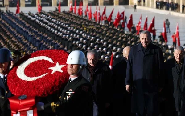 Son dakika: Büyük Önder Gazi Mustafa Kemal Atatürk'ün ebediyete intikalinin 84'üncü yılı! Başkan Erdoğan ve devlet erkanı Anıtkabir'de - 3
