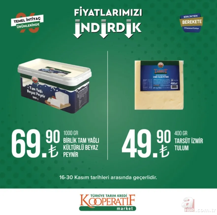 Böyle indirim görülmedi! TARIM KREDİ MARKET AKTÜEL ÜRÜNLER | ÇAY, TOZ ŞEKER, YAĞ fiyatlarında büyük kampanya başladı! 11