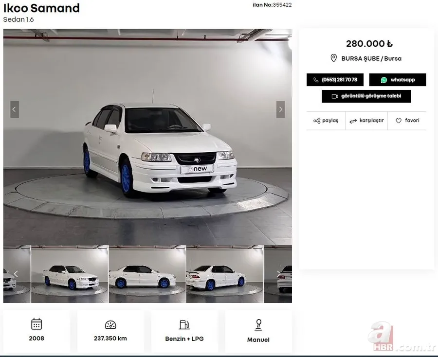 197 bin TL'ye satılık araç var! 2. El araç fiyatlarını yeniledi! İşte Volkswagen, Hyundai, Fiat, Renault, Peugeot, Opel… 7