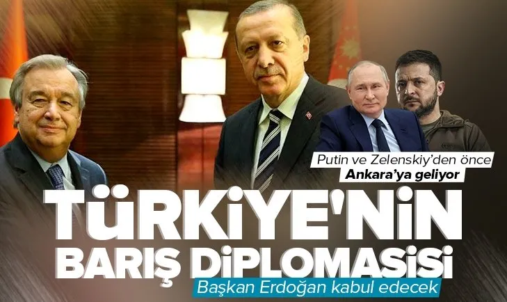 Başkan Recep Tayyip Erdoğan BM Genel Sekreteri Guterres’i kabul edecek