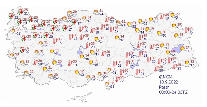 Son dakika! Meteoroloji'den sağanak yağış uyarısı! Tüm Türkiye'ye yayılacak... - 2