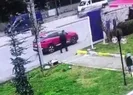 Çekicinin kaldırdığı araçtan düştü