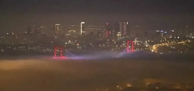 İstanbul’da gece yarısı sis! Göz gözü görmedi! Sis neden olur? Sis nasıl oluşur?