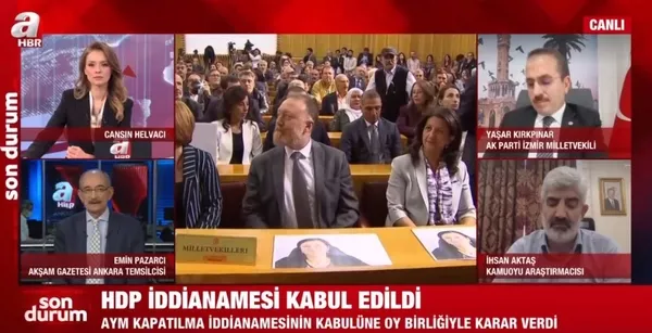 A Haber canlı yayınında kritik değerlendirme! HDP'nin asıl amacı ne? Parti binalarına saldırılarla ne hedefleniyor? - 3