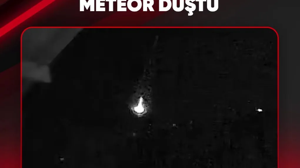 BAYBURT'A METEOR DÜŞTÜ