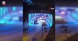 Bursa’da trafik magandaları kamerada