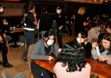 Tekirdağ'da gece koronavirüs denetimi