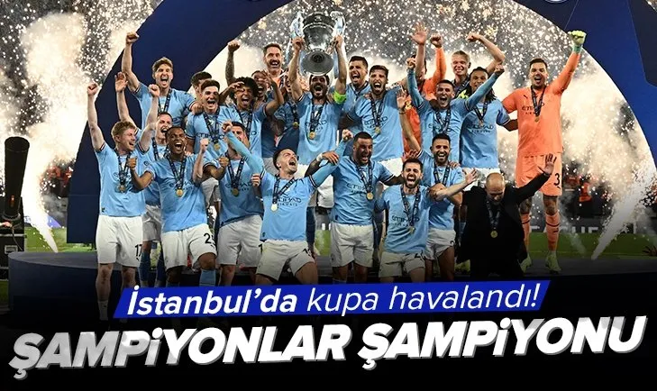 Şampiyonlar şampiyonu City! İstanbul’daki dev finalde kupa sahibini buldu! Manchester City 1 - 0 Inter MAÇ SONUCU