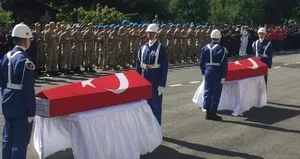 JÖAK Timi şehitlerine veda