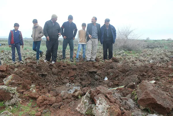 Teröristler Kırıkhan'a top mermisi attı - 1