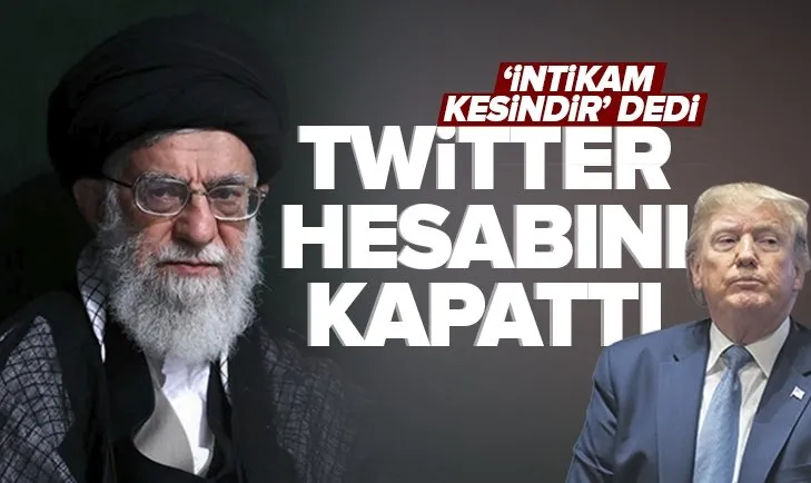 İran lideri Ayetullah Ali Hamaney ’İntikam kesindir’ dedi! Twitter bu sözlere izin vermedi