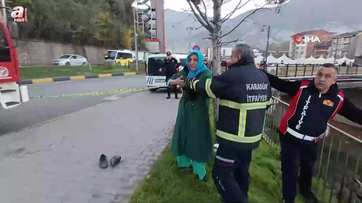 Filyos Çayına düşen yavru kedi kurtarıldı