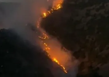 Hakkari'de korkutan yangın!